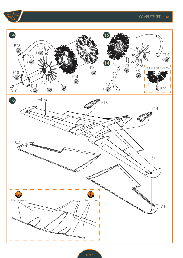 Hélice transparente ! Kit avancé CP4804 H-75N Hawk 1/48 – image 32