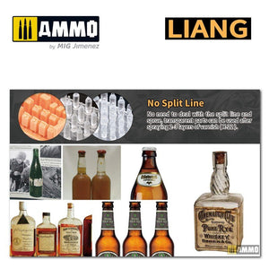 Liang 0416 3D-Print Model Glass Wine Bottle x 36 1/32 1/35 – image 7