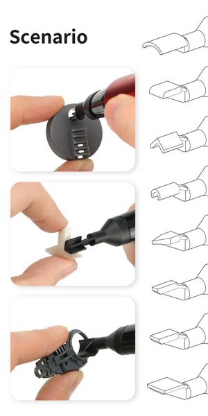 DSPIAE RA-10 Sanding Heads (8 pcs) – imagen 2
