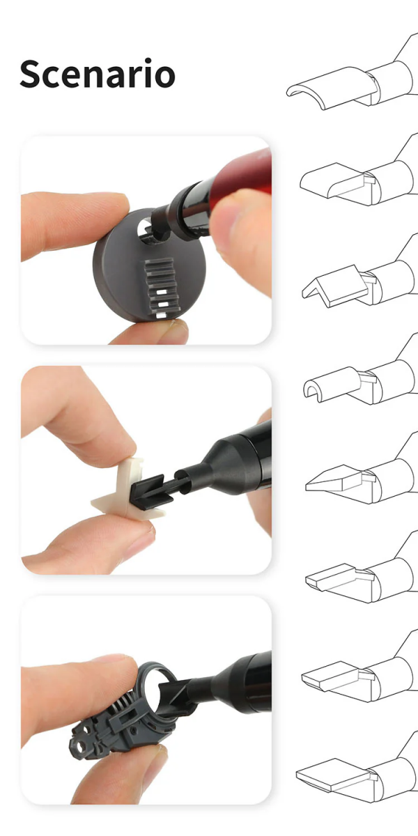 DSPIAE RA-10 Sanding Heads (8 pcs) – imagen 2