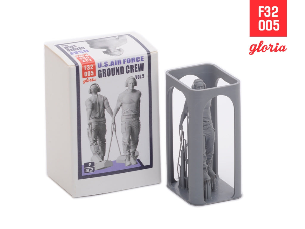 Gloria F32005 Ground Crew US Air Force vol.5 3D Printed Figures 1/32 – immagine 2