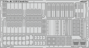 Eduard 72610 He 111P-2 bomb bay 1/72 AIRFIX
