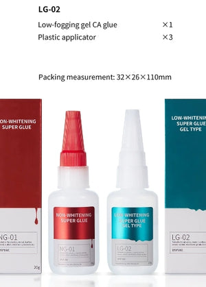 DSPIAE LG-02 Low-Whitening Super Glue Gel Type 20g – zdjęcie 7
