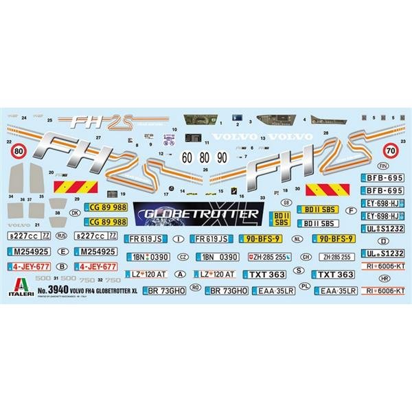 Italeri 3940 VOLVO FH4 GLOBETROTTER XL 1/24 – immagine 2