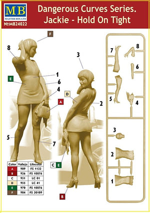 Master Box 24022 Dangerous Curves Series. Jackie - Hold On Tight 1/24 – immagine 2