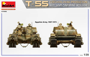 MiniArt 37092 T-55 CZECHOSLOVAK PRODUCTION with KMT-5M MINE ROLLER 1/35 – immagine 6