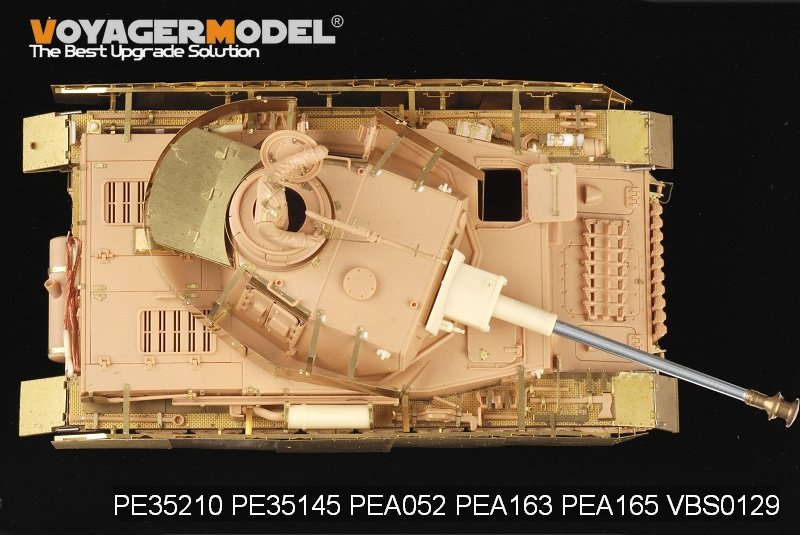 Voyager modèle PEA165 Panzer allemand de la seconde guerre mondiale.IV Ausf.H/J schürzen (pour TAMIYA 35209 35181) 1/35 – image 10