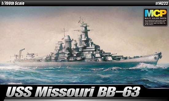 Maquette Academy 14222 BB-63 USS Missouri au 1/700