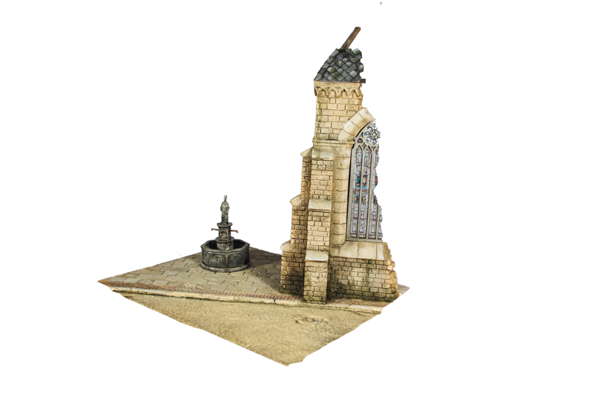 RT-Diorama 35038 Socle de diorama : Coin d’église « Sanctuaire oublié » 1/35 – image 4