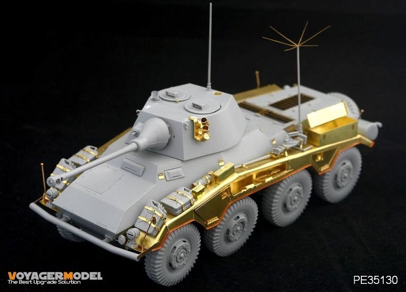Voyager Model PE35130 Sd.Kfz 234/2 Puma 8 Rad (For DRAGON 6256) 1/35 – immagine 2