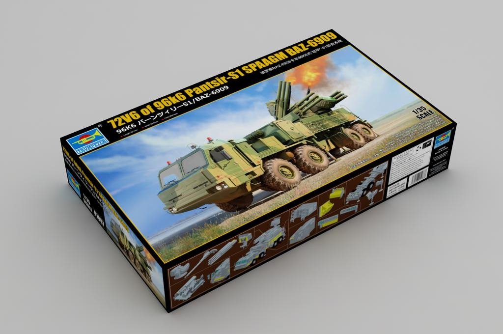 Trumpeter 01087 72V6 of 96k6 Pantsir-S1 SPAAGM BAZ-6909 1/35 – zdjęcie 2