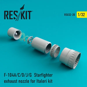 RESKIT RSU32-0020 Tuyère d&amp;#39;échappement F-104 Starfighter (A/C/D/J/G) pour maquette Italeri au 1/32