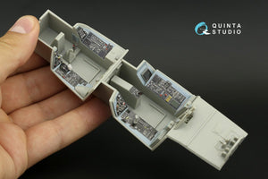Intérieur du F-14B imprimé en 3D et coloré, modèle Quinta Studio QD32099 (Trumpeter), échelle 1/32 – image 9