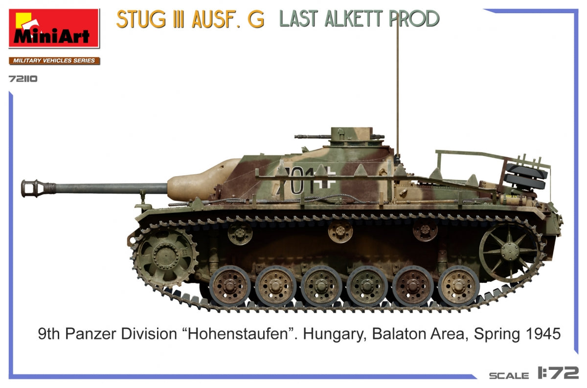 MiniArt 72110 StuG III Ausf. G Last Alkett Prod 1/72 – zdjęcie 14