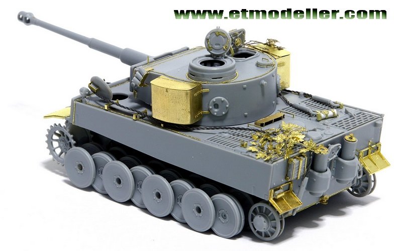 E.T. Model E72-006 WWII German TIGER I Initial Production For DRAGON 7370 1/72 – immagine 2