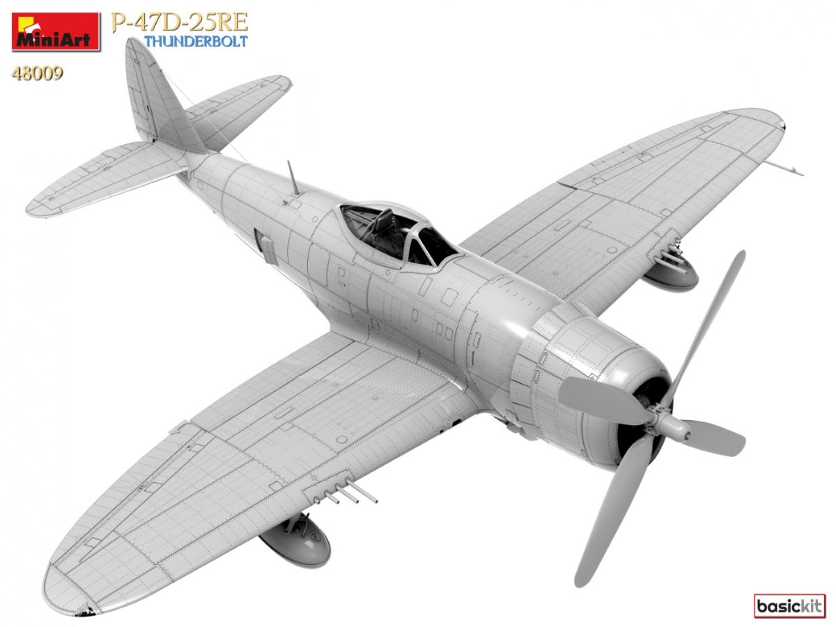 MiniArt 48009 P-47D-25RE THUNDERBOLT. BASIC KIT 1/48 – imagen 13