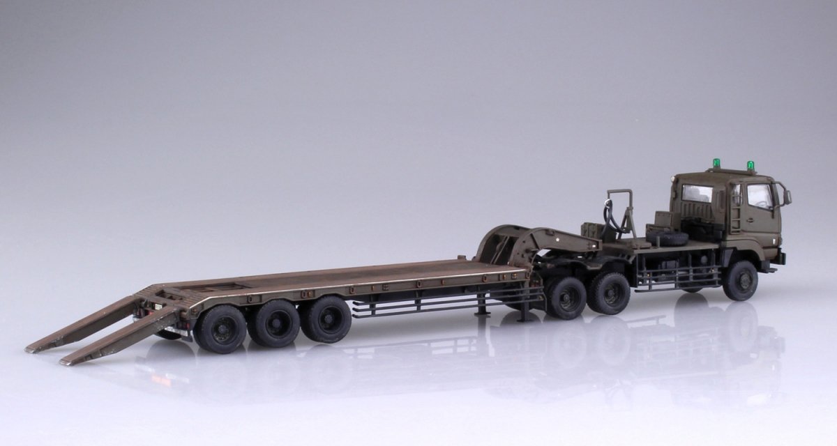 Aoshima 00997 JGSDF Type 73 Heavy Tank Transporter Truck 1/72 – immagine 2