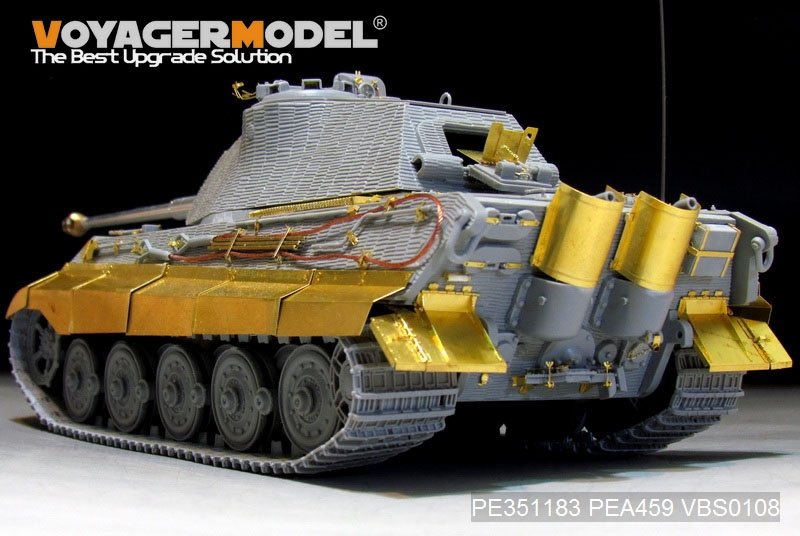 Voyager Model PE351183 WWII German King Tiger (Porsche Turret)（For DRAGON/ZVEZDA kit) 1/35 – Bild 3
