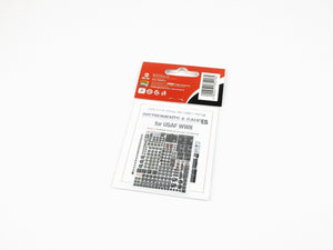 Red Fox Studio QS-32187 Instruments &amp;amp; Gauges set for USAF WWII for all Aircraft 1/32 – immagine 2