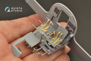 Quinta Studio QD48266 He 111H-3/H-6 3D-Printed &amp;amp; coloured Interior on decal paper ( ICM ) 1/48 – immagine 8