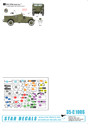 Star Decals 35-C1006 Indochine 1. Armoured cars 1/35 – Bild 2