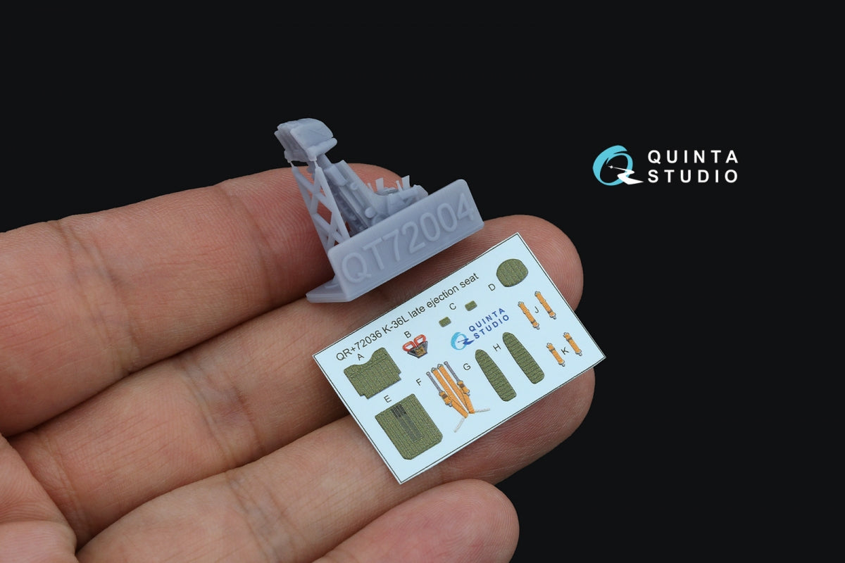 Quinta Studio QR+72036 K-36L (late) ejection seat (for Su-25/Su-25SM aircraft since 2008) (All kits) 1/72 – immagine 2