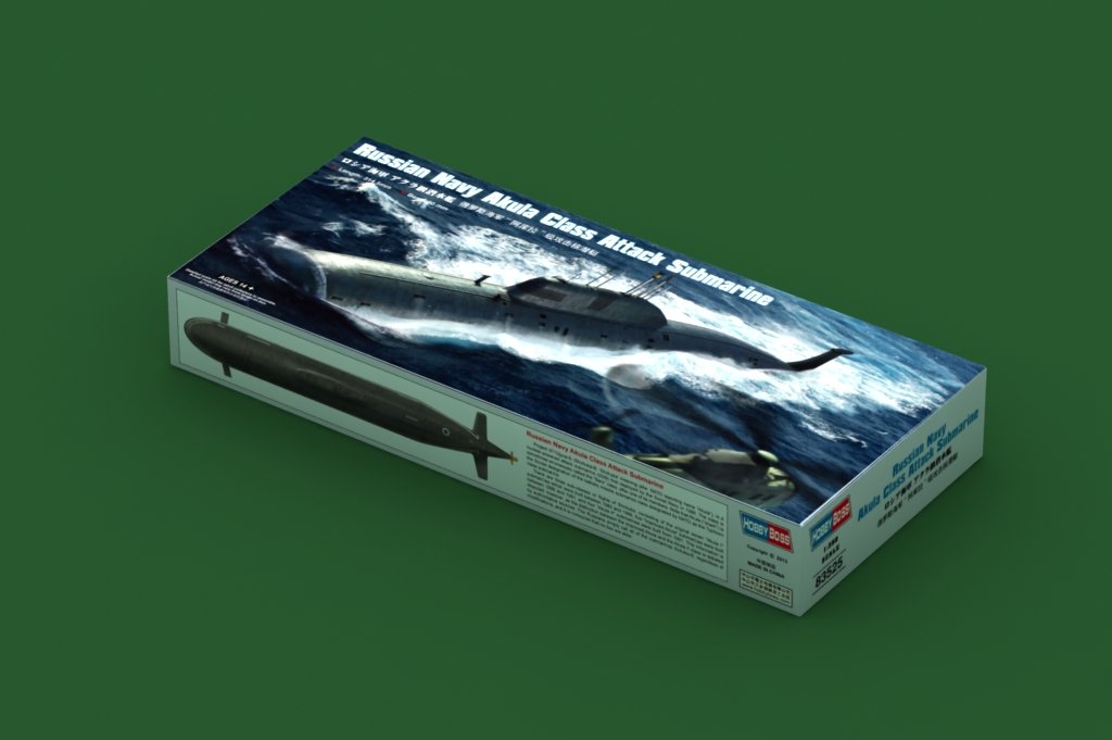 Hobby Boss 83525 Russian Navy SSN Akula Class Attack Submarine 1/350 – immagine 2