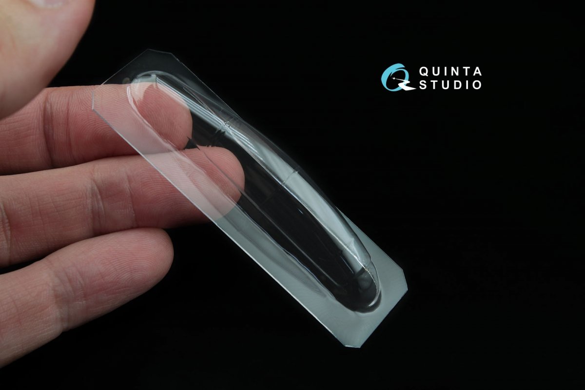 Quinta Studio QC72012 Su-27UB/Su-30 vacuformed clear canopy(for Zvezda kit) 1/72 – immagine 2