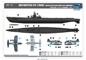 Riich Models 20002 USS Gato SS-212 1944 + OS2U Kingfisher 1/200 – Bild 2