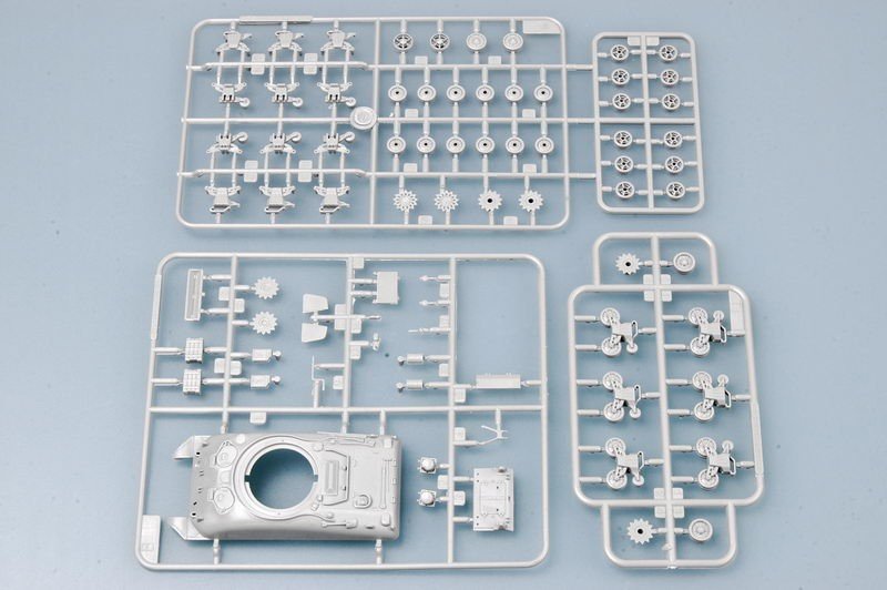Trumpeter 07222 M4A1(76)W TANK 1/72 – immagine 11