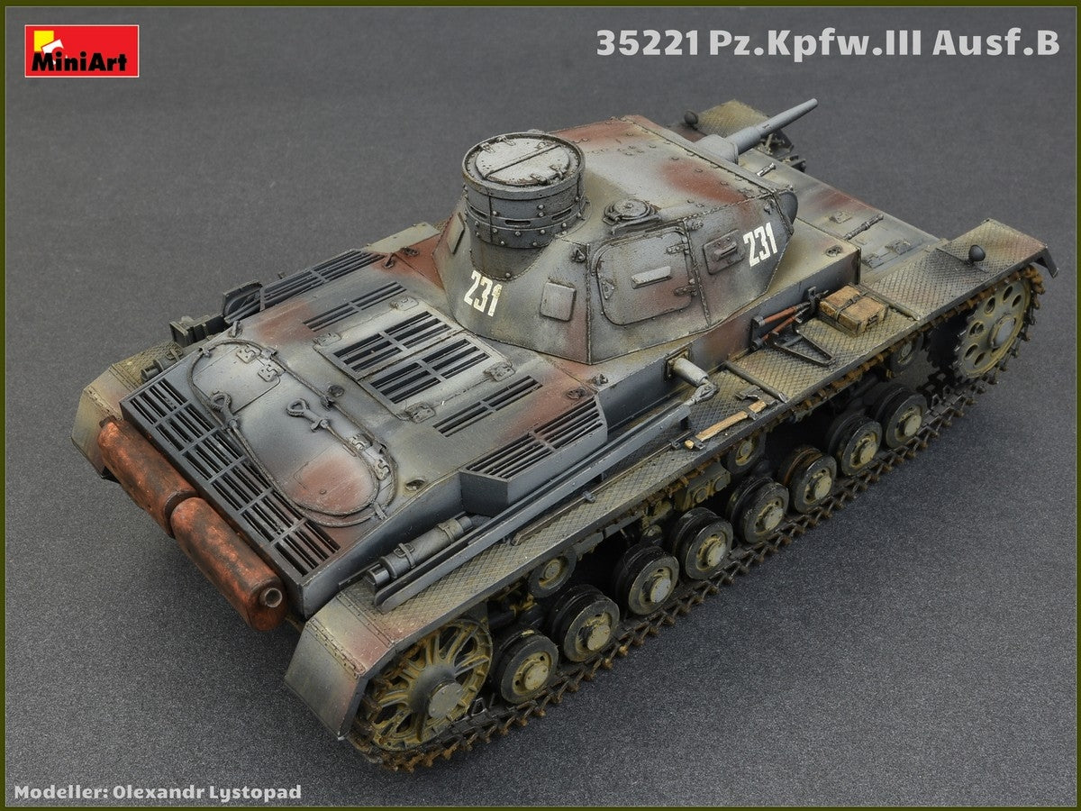 MiniArt 35221 Pz.Kpfw.III Ausf.B w/Crew 1/35 – immagine 5