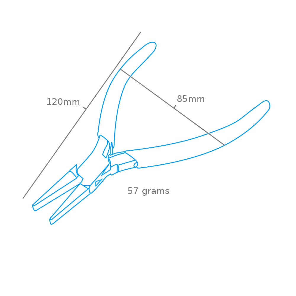 Modelcraft PPL1151 Box Joint Flat Nose Smooth Pliers (115mm) – imagen 2