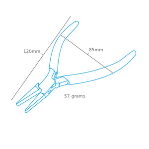 Modelcraft PPL1151 Box Joint Flat Nose Smooth Pliers (115mm) – imagen 2