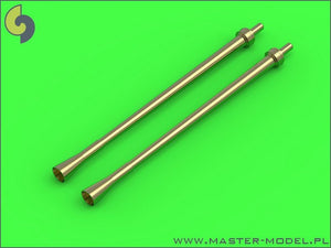 Master AM-144-005 German aircraft cannon 3,7cm Flak 18 gun barrels (used on Junkers Ju 87G and other) (2pcs) 1/144 – immagine 2