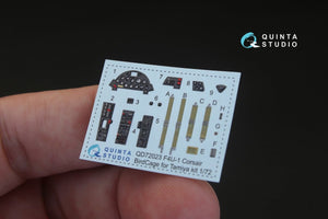 Quinta Studio QD72023 F4U-1 Corsair (Bird cage) 3D-Printed &amp;amp; coloured Interior on decal paper (for Tamiya kit) 1/72 – Bild 4