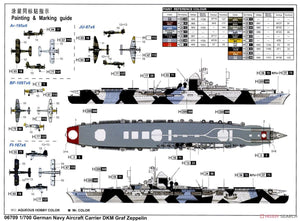 Trumpeter 06709 DKM Graf Zeppelin 1/700 – zdjęcie 7