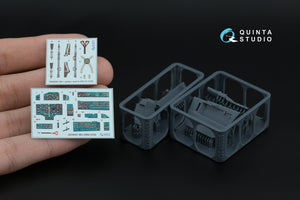 Quinta Studio QD+48557 MiG-25BM 3D-Printed &amp;amp; coloured Interior on decal paper (ICM) (with 3D-printed resin parts) 1/48 – immagine 2
