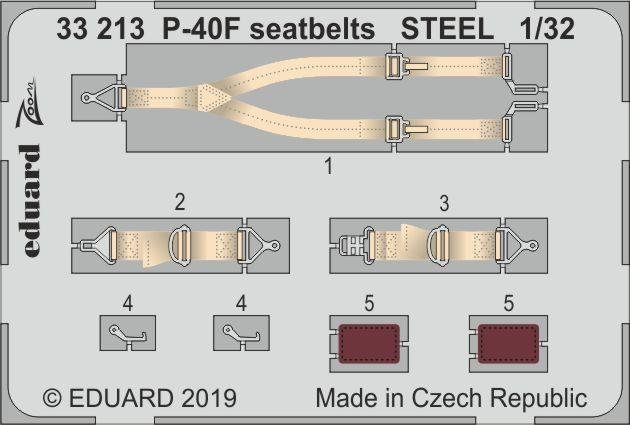 Eduard BIG3398 P-40F 1/32 TRUMPETER – image 3