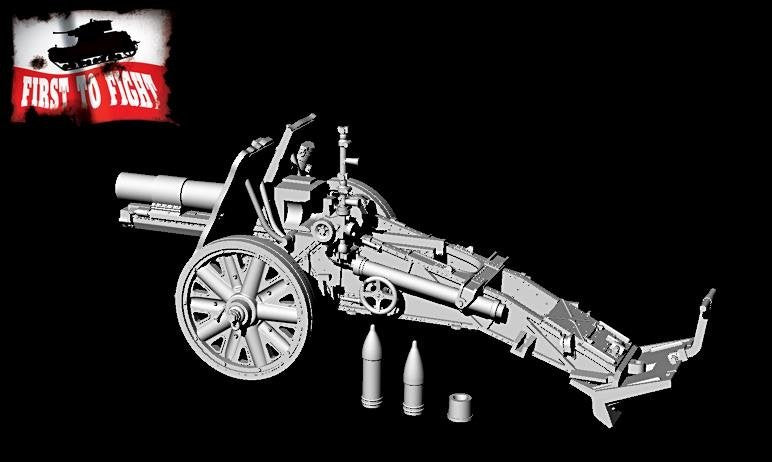 First To Fight PL102 German Heavy Infantry Gun 15cm sIG33 1/72 – image 3
