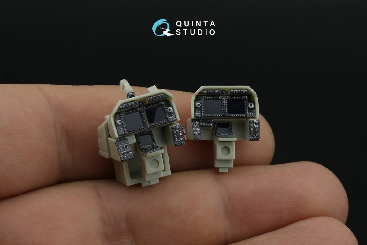 Quinta Studio QDS-48535 AH-1Z Zulu Cobra/Viper 3D-Printed &amp;amp; coloured Interior on decal paper (KittyHawk) (small version) 1/48 – immagine 7