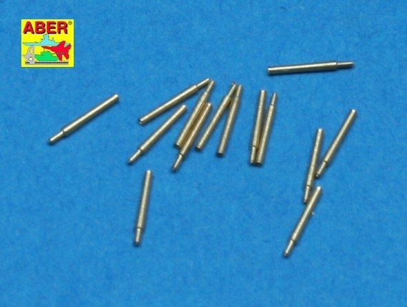 Aber 1/700L-29 Set of 14 pcs 152mm (6in) L50 Vickers Mk.M type 41 barrels for Kongo, Haruna, Hiei, Kirishima, Fuso, Yamashiro 1/700