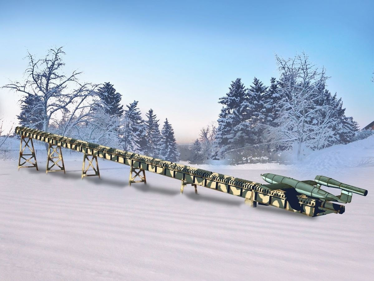 Modelcollect UA72365 German WWII V1 Missile launching position full size Ver. 1/72 – immagine 2