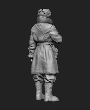 Panzer Art FI35-129 Soviet tank officer in sheepskin coat No.1 1/35 – Bild 3