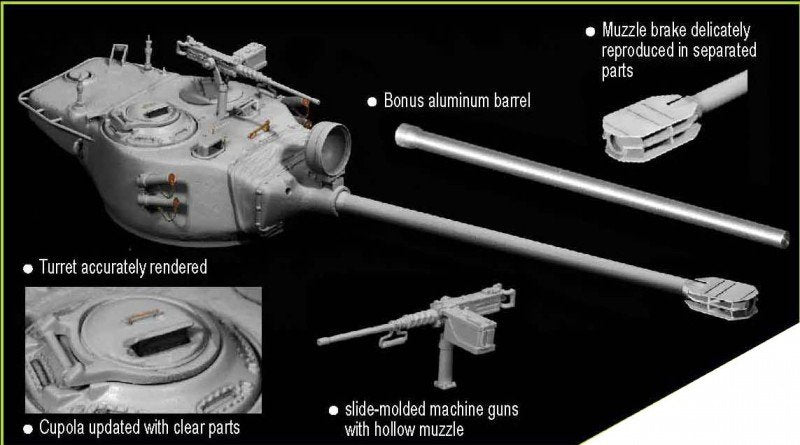 Dragon 3539 M51 Super Sherman Israel Defense Force - Premium Edition 1/35 – Bild 3
