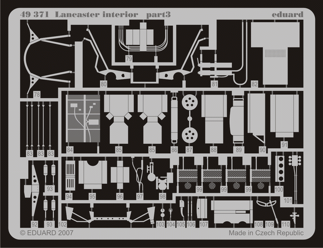 Eduard BIG4882 LANCASTER 1/48 TAMIYA – immagine 19