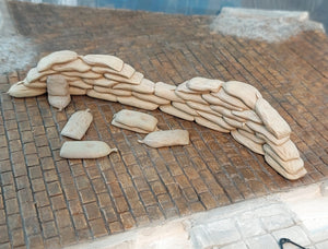 Point of no Return 3524052 Worki z piaskiem (stanowisko KM typ 1) / Sandbags (MG Firing post - type 1) 1/35