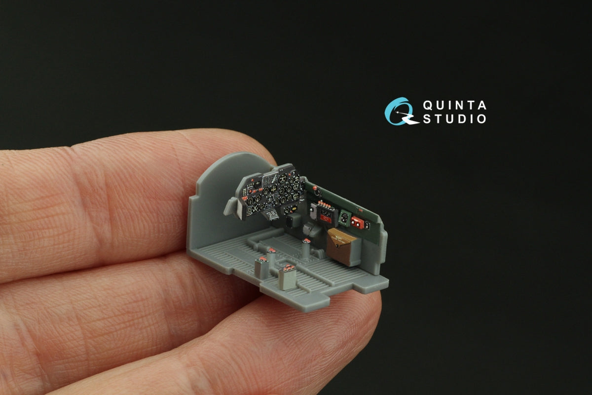 Quinta Studio QD72153 P-47D Thunderbolt Bubbletop 3D-Printed coloured Interior on decal paper (Tamiya) 1/72 – imagen 8