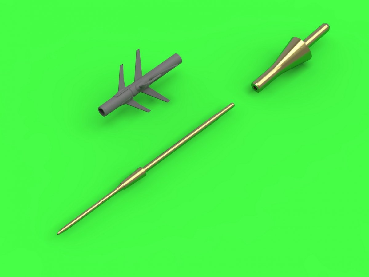 Master AM-48-129 MiG-25 (Foxbat) (all versions except PD/PDS) - Pitot Tube 1/48 – Bild 3
