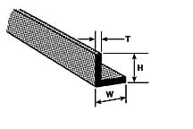 Plastruct 90007 Kątownik &amp;quot;L&amp;quot; 7.9mm x 7.9mm x 1.7mm x 600mm (ABS) / 4 szt. – zdjęcie 2