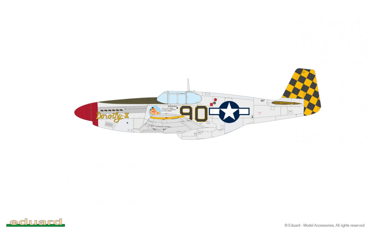 Eduard 82107 P-51B Mustang Birdcage canopy 1/48 – imagen 6